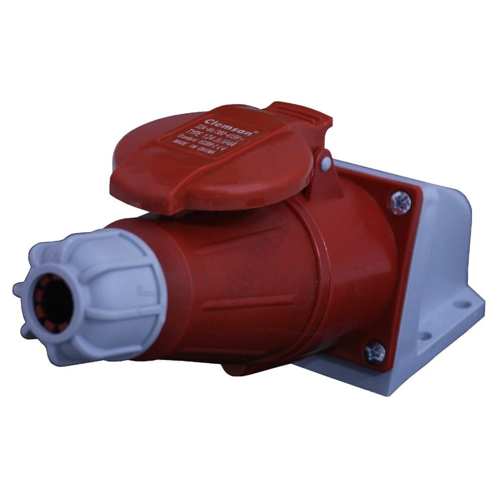بريزة صاروخ 32 امبير 4 بول خارج صيني Chinese Outside Installation 4P 32A Industrial Connector Plug